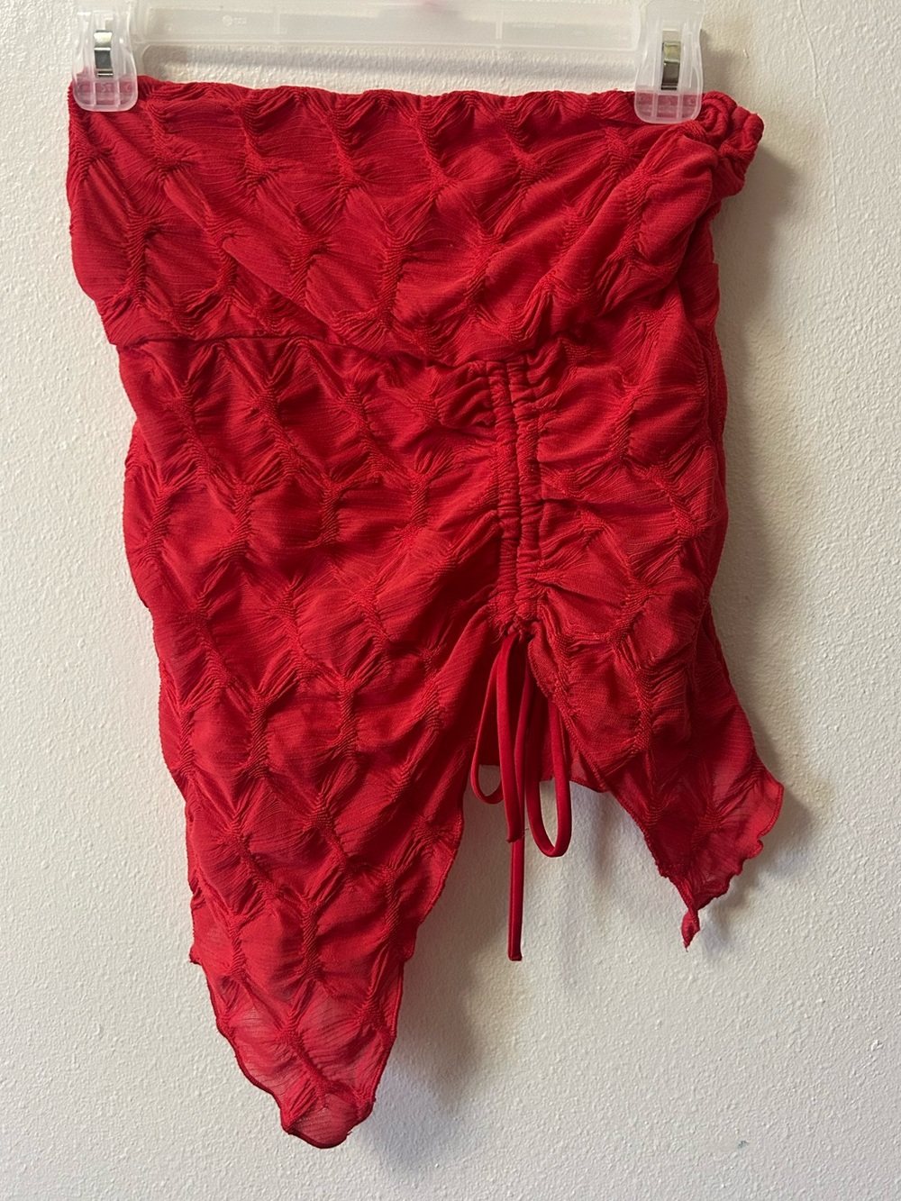 Silence and Noise urban outfitters strapless asymmetrical top